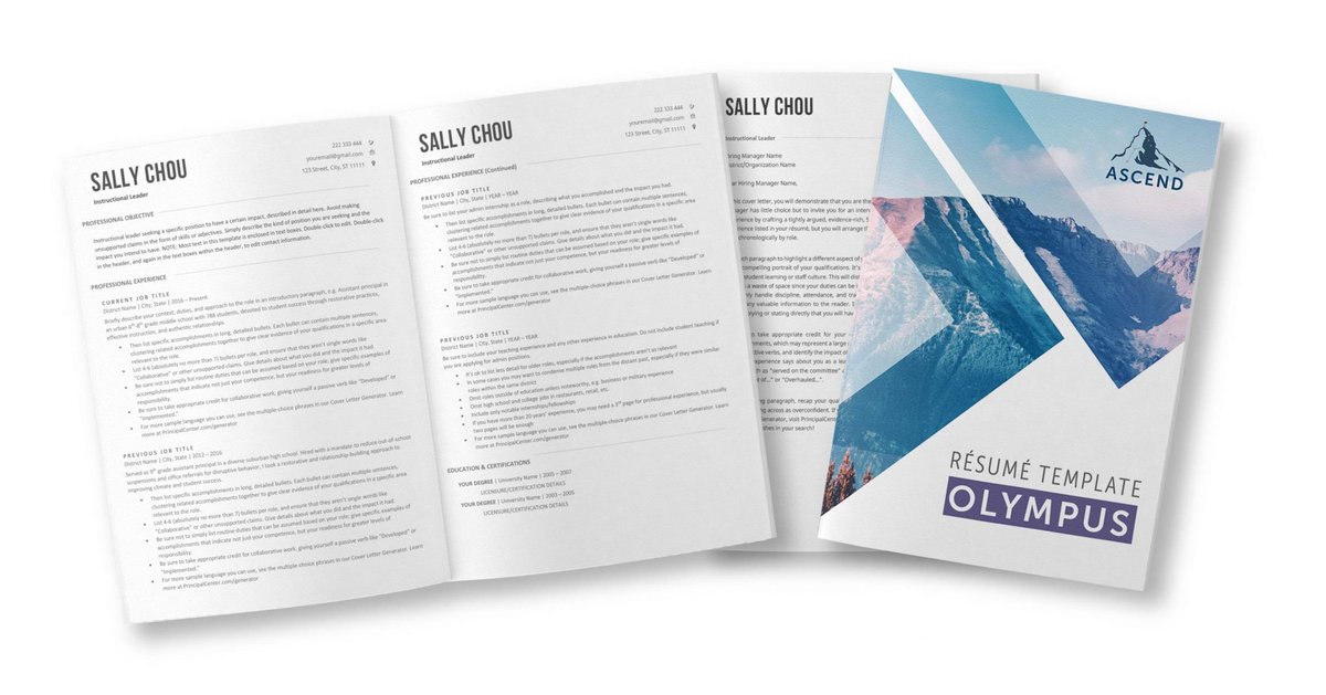 Olympus template set — sample